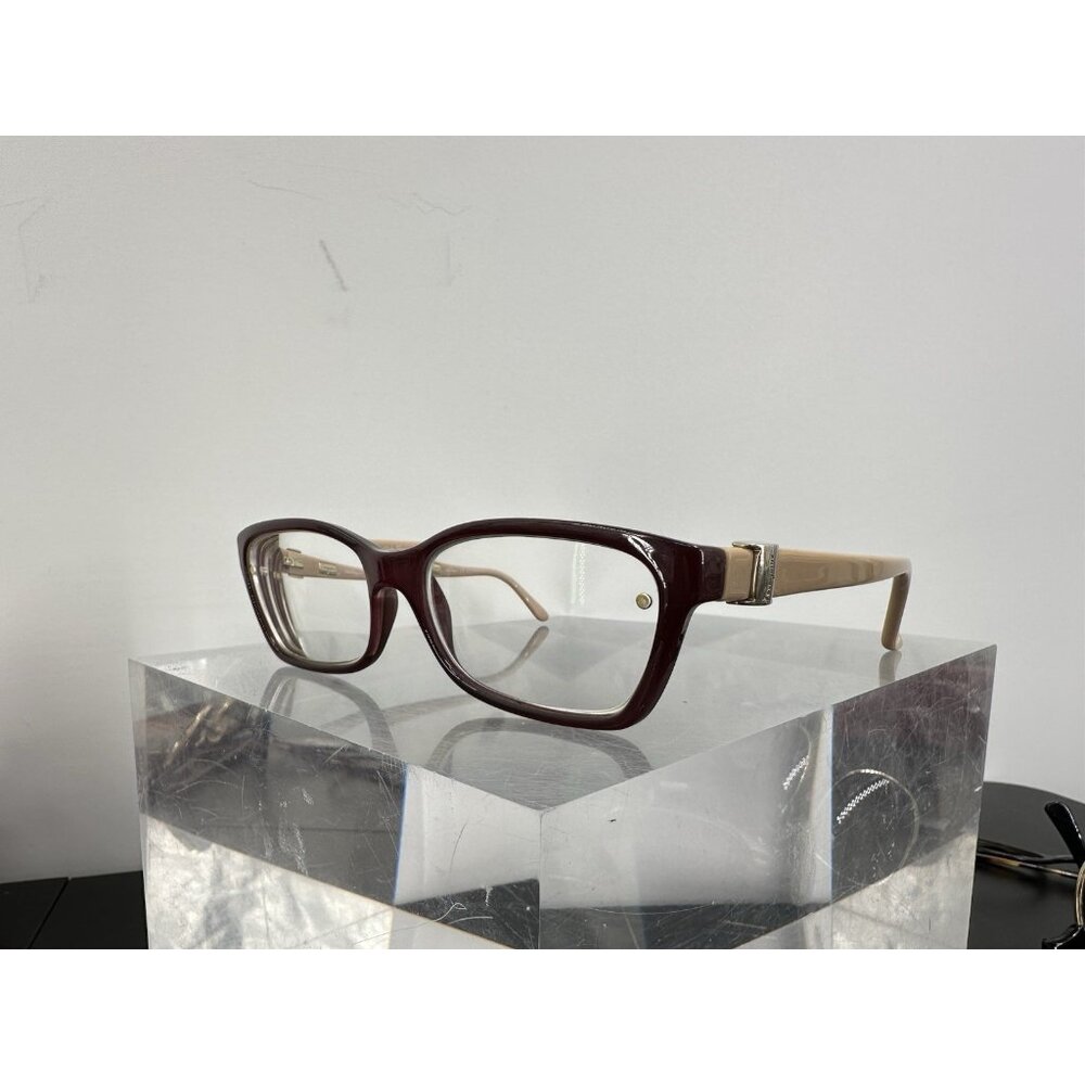 Salvatore Ferragamo SF2649-604 Red / Tan Eyeglasses  53-15 135 Italy (C2-23)